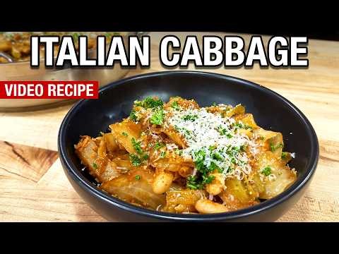 Italian Braised Cabbage & Beans: Simple, Cheap, and Insanely Good!