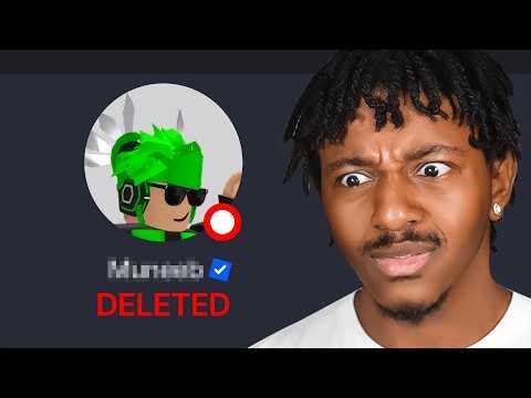 ROBLOX DELETED HIS ACCOUNT