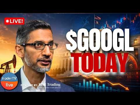 🚨 $GOOGL Earnings Loom as Oil Surges and Futures Slip | Stock Market Live