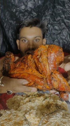 Ultimate White Biryani Mukbang Challenge! 🤤🔥 #IndiaEatingChallenge#Shorts#WhiteBiryani