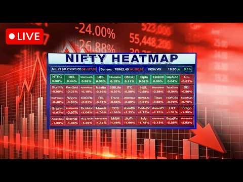 Stock Market Fall LIVE Updates | Nifty Down 150, Sensex Falls 500 Points