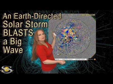An Earth-Directed Storm Blasts a Big Wave | Space Weather Mid Week 17 March 2026