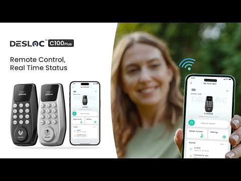 DESLOC Smart Lock C100 Plus: Remote Control, Real-time Status