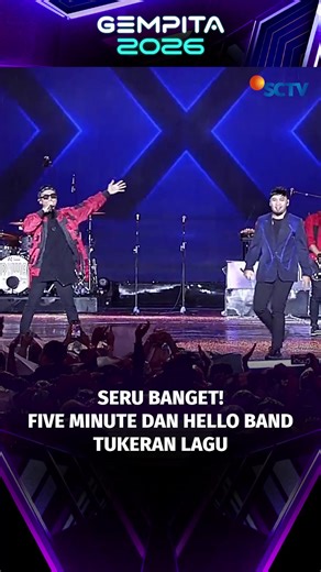Gempita SCTV: Five Minutes dan Hello Band Tukaran Lagu