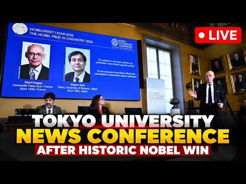 LIVE: Tokyo University Celebrates Kensō Soai’s Nobel Prize Win | Chemistry Nobel 2026