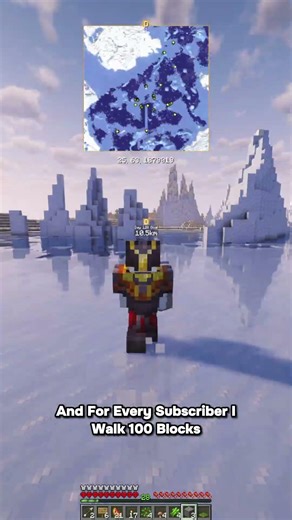 Day 128 of walking 2000 blocks everyday until I reach the world border #minecraft #challenge