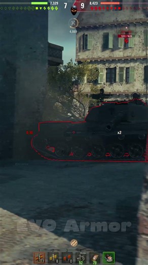 Cobra Quickly Destroys Enemy. World of Tanks #shorts