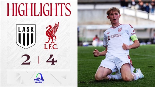 Highlights: LASK 2-4 Liverpool U19s | Will Wright Hat-Trick! | UEFA Youth League
