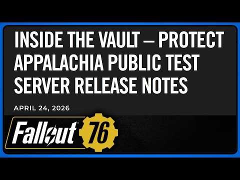 Fallout 76 PTS Patch 24 April. Changes to Radiation and Infestations.