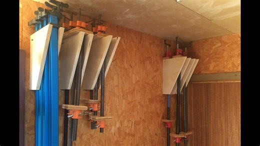 Quick and easy clamp storage ideas