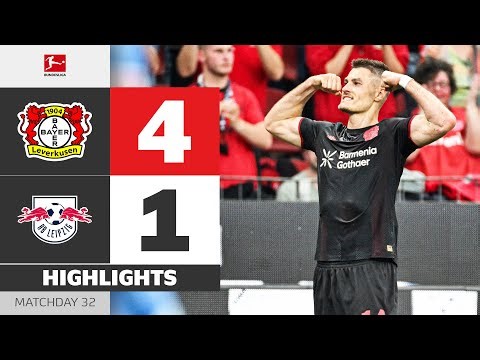 Schick ON FIRE! | BAYER 04 LEVERKUSEN - RB LEIPZIG | Highlights | Matchday 32 – Bundesliga 2025/26