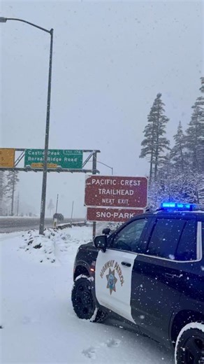 CHP Truckee on Instagram: "This is true… We told you the storm was coming and here it is. A winter storm moves in tomorrow night through the weekend, bringing heavy snow, slick roads, low visibility, chain controls, and Donner Summit doing what Donner Summit does. Plan ahead, carry chains, slow it down… and leave yourself extra time and patience. We’d rather not meet you in a snowbank. @nwssacramento @caltransdist3 #CHPTruckee #ThisIsTrue #DonnerSummit #ChainControl"