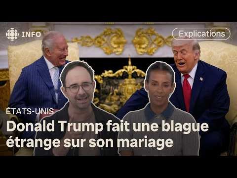 Le roi Charles III se permet quelques blagues devant Donald Trump | Première ligne