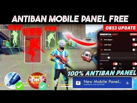 OB53 Antiban Free Fire Panel🔥 Antiban FF Panel | Free Fire Hack New😈 FF Injector 2026 | FF PANEL