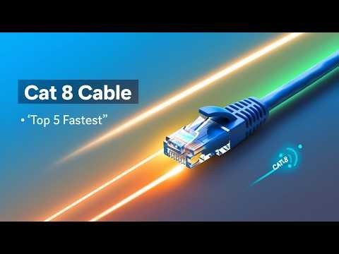 Top 5 Best Cat 8 Ethernet Cables in 2026 ⚡ Ultra Fast 40Gbps Speed
