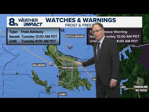 KGW Forecast: 5 p.m., Monday, October 12, 2026