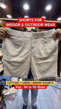Shorts For Indoor & Outdoor #shorts
