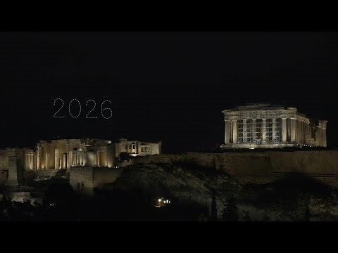Athens celebrates 2026 with New Year drone show and fireworks over the Acropolis | AFP