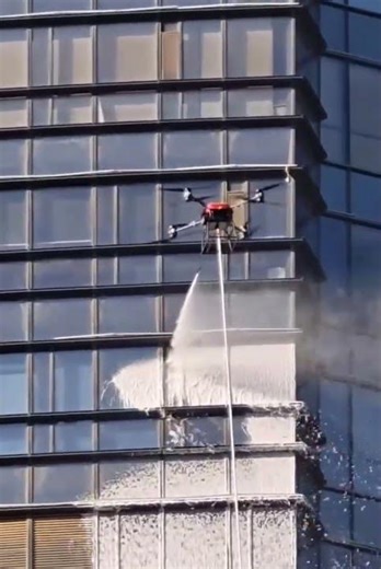 Fire training for high-rise buildings in Kunming, Yunnan.🇨🇳