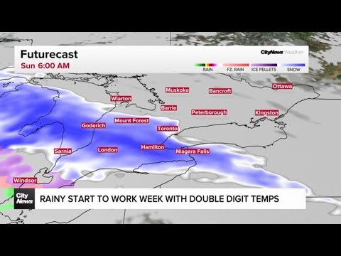 Snowy Sunday morning with gusty conditions