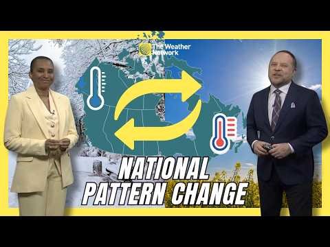 National pattern change has Canada's weather flip-flopping | #weatheram