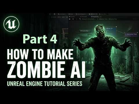 Unreal Engine 5 AI Tutorial: Zombie Damage & Player Health