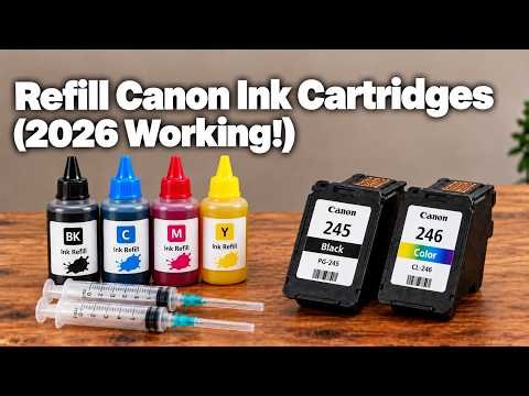 How To Refill Canon Ink Cartridges (2026 Guide)
