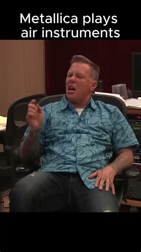Metallica plays air instruments