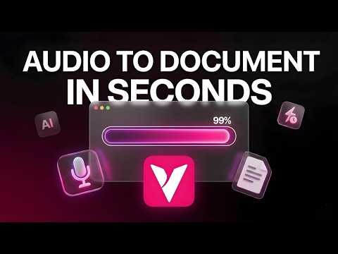 VoiceMint — Turn Your Voice Into Documents Instantly | AI SaaS Demo