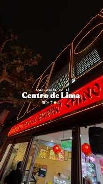 Downtown Lima at night 😳