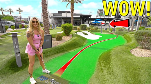 We Found a NEW Tiger Woods Popstroke Mini Golf Course and it's GREAT!