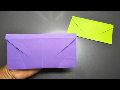Easy origami envelope making tutorial | how to make a origami envelope step by step | BTB Paper