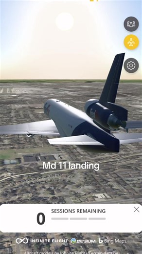 MD-11 FedEx Landing at Memphis Airport