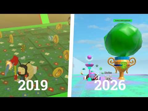 8 years of Bee Swarm Simulator progress in ONE video