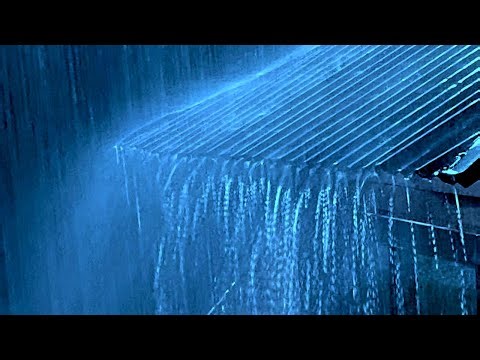 Straight to Sleep in a Night of Heavy Rain and Thunderstorms in a Farmhouse in the Woods