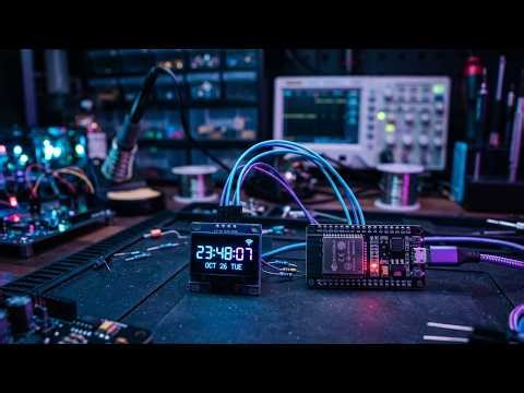 I Built a Smart WiFi Clock using ESP32 😳 (No RTC Needed!)