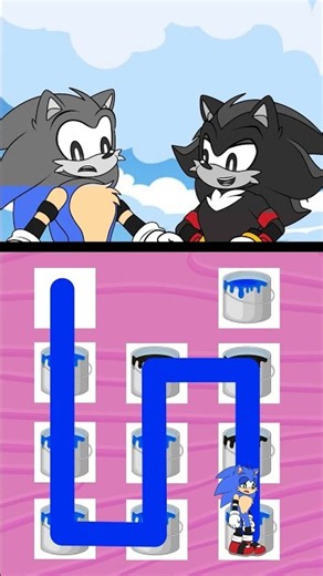 Color Maze Challenge With Sonic & Shadow: Sing continuously to find the color #sonic