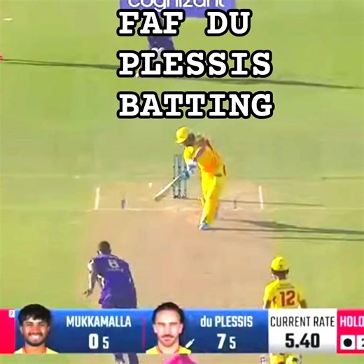 FAF DU PLESSIS | Batting Major leagues | cricket shorts short crickets viral trending
