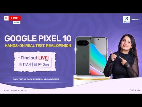 LIVE NOW 🔴 Google Pixel 10 Review | Price, EMI & Zero Down Payment