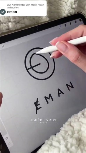Unlocking Creativity: Procreate Tips for Stunning Name Logo Designs! #procreate #namelogo #repost