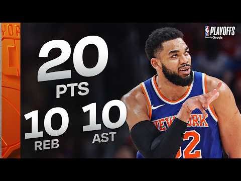 KAT's FIRST CAREER Playoff Triple-Double | April 25, 2026