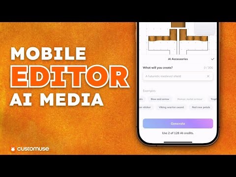 How to use AI Media in Customuse Mobile Editor 2025 (Step-by-Step)
