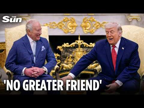 Trump hails 'strongest & deepest of roots' with UK as he welcomes King to White House