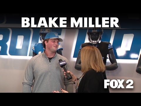 Interview with Detroit Lions first round pick Blake Miller