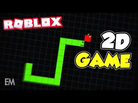 I made a 2D GAME in ROBLOX in 3 MINUTES