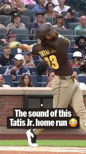 Fernando Tatis Jr. destroyed the first pitch of the game 👀