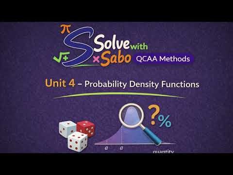 Probability Density Functions Introduction - Unit 4 Math Methods