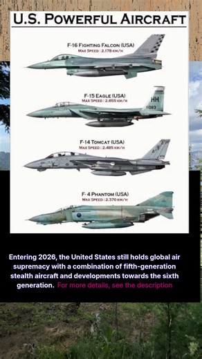 US powerful aircraft