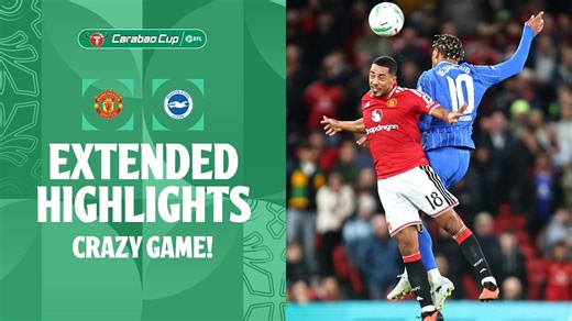 CRAZY GAME! | Manchester United v Brighton extended highlights