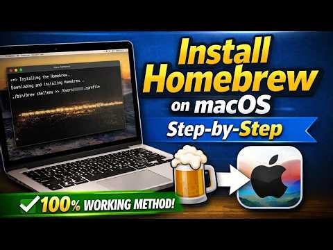 How to Install Homebrew on Mac (Step-by-Step) | Fix “Command Not Found” & Setup PATH